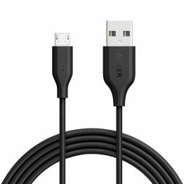  Anchor Powerline mikro-USB-kabel 0, 9m/1, 8m svart