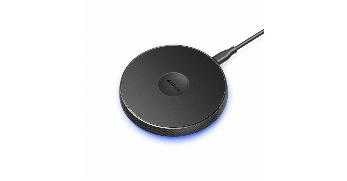 Anchor PowerTouch 5W trådløs Qi lader svart Mackabler.no Anker PowerTouch 5W Qi Trådløs Lader Svart