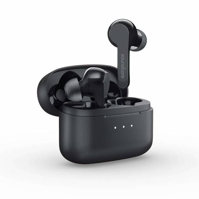 Anker Soundcore Liberty Air hvit/svart True trådløst headset for iPhone etc
