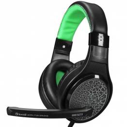 Scorpion H8323 Gaming Headset svart og grønn med mikrofon