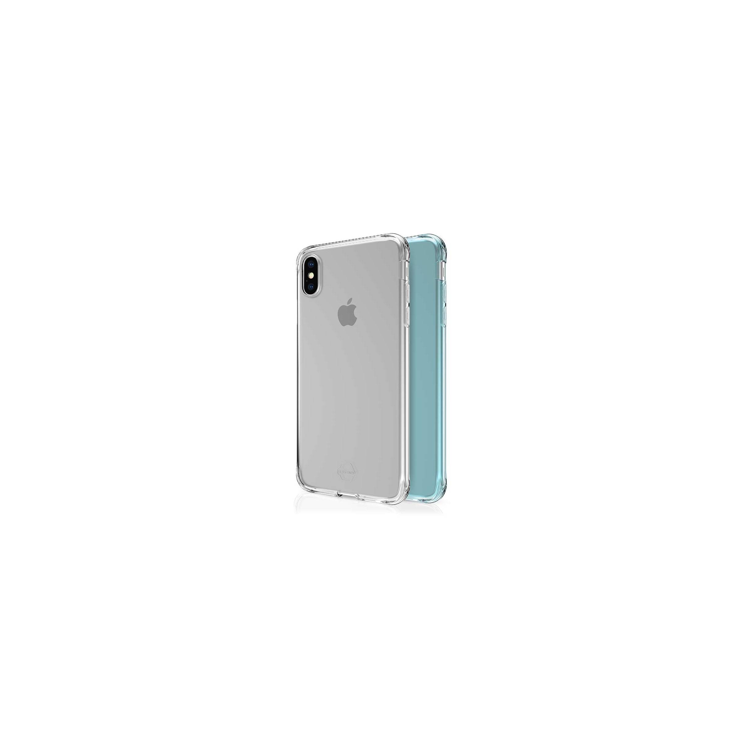 Bilde av Itskins Slim Silikon Protect Gel Iphone Xs Max Deksel Dobbel 2x Pakke, Farge Klar Og Grøn