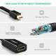 Mini DisplayPort-til-HDMI-adapter 4k Premium-Ugreen svart