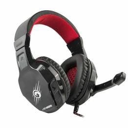 Scorpion By Marvo Mackabler.no Scorpion HG8802 Gaming Headset svart og rødt med mic