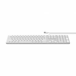 Snarveier Mackabler.no Bluetooth® reise tastatur (hvit, ABS Plast, 355g) som