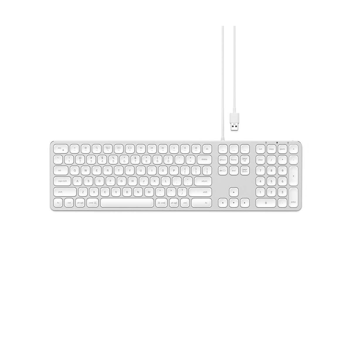 Satechi Keyboard with USB connection Nordic Layout Hjelp Haster. Mac mini og windows tastatur