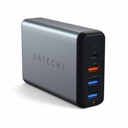 Satechi USB-C 75W reiselader-plass grå