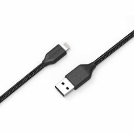 RAVPower Kevlar 0, 9m USB til Lightning MFi nylon garn kabel