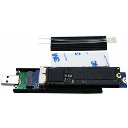 nVME SSD hard disk har USB-C 3,1 & USB-3,0