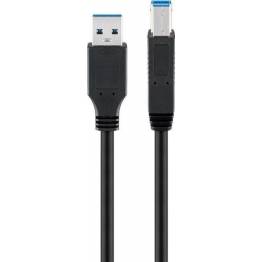  USB 3,0 kabel USB A til B 1, 5m