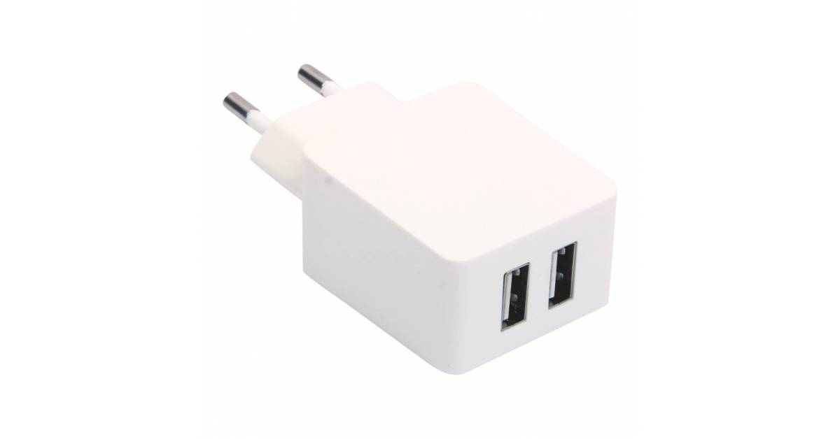 Sinox i Media 2xUSB oplader til iPhoneiPad 10W Mackabler iPhone kabel og oplader Mackabler.no | PÅ LAGER