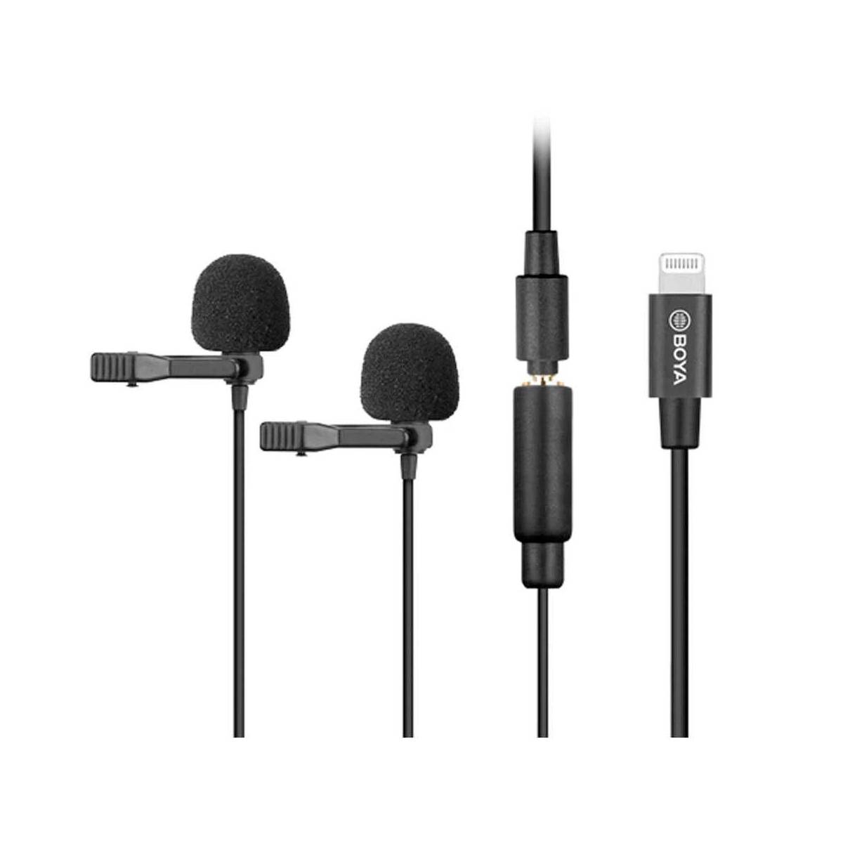 Klips mikrofon for iPhone, iPad eller Mac fra BOYA Klips mikrofon for iPad Pro og Mac med USB C fra BOYA