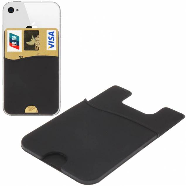 Smart lommebok silikon kort holderen