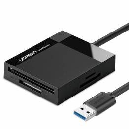 USB-kortleser (SD, CF, microSD, MS)