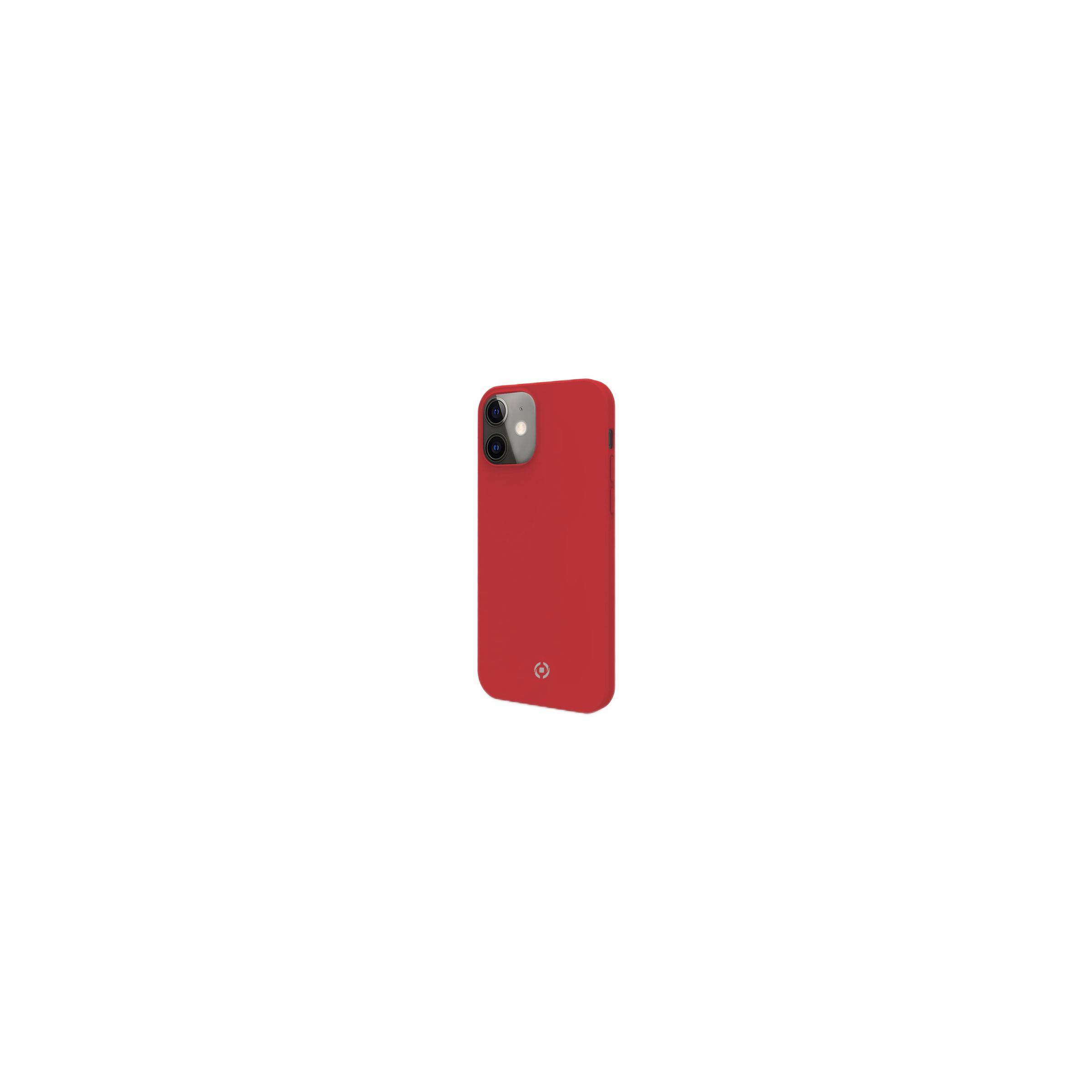 Bilde av Celly Feeling Iphone 12 Mini Silikone Cover, Rød
