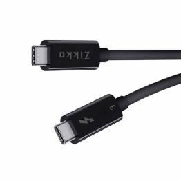  Zikko 2m 100W / 20Gb 8k USB-C kabel med Thunderbolt 3