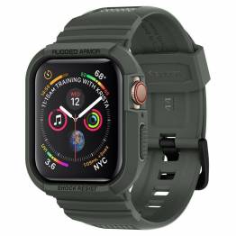 Spigen Apple Watch Thin Fit-deksel 4/5/6 / SE 44mm - Militærgrønn