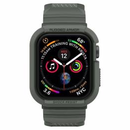  Spigen Apple Watch Thin Fit-deksel 4/5/6 / SE 44mm - Militærgrønn