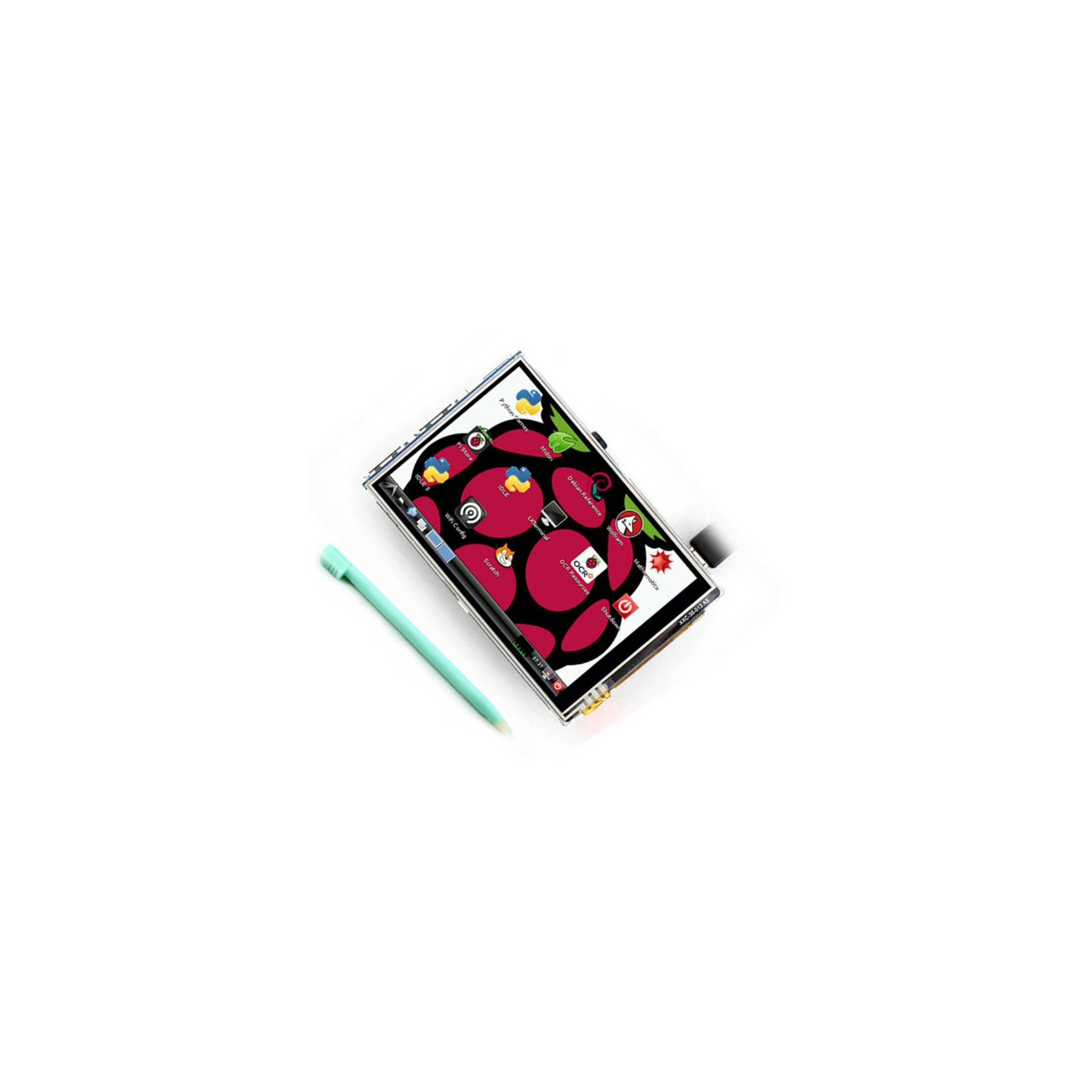 Bilde av 3,5 Tommers Lcd Tft Berøringsskjerm Med Pekepenn Til Raspberry Pi