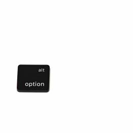 OPTION ⎇ VENSTRE knap til Macbook