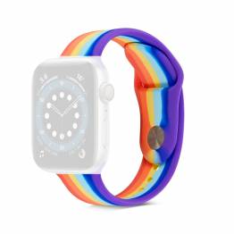 Apple Watch-stropp i silikon 42/44mm - Rainbow