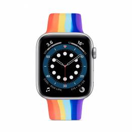 Apple Watch-stropp i silikon 42/44mm - Rainbow