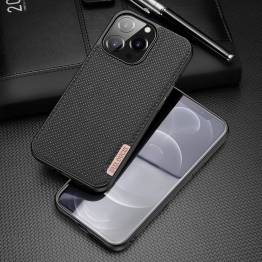  DUX DUCIS Fino iPhone 13 Pro 6,1" deksel med vevd overflate - svart