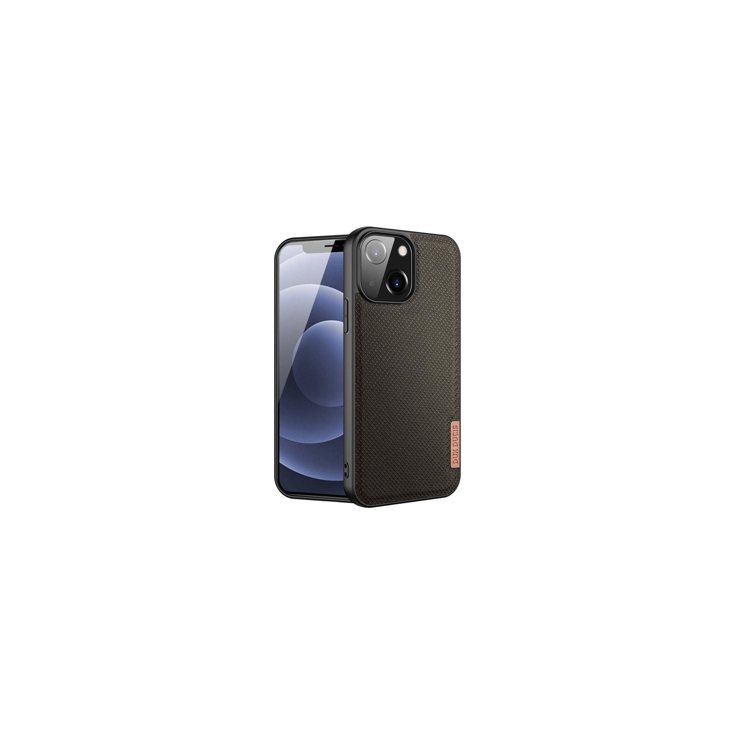 Bilde av Dux Ducis Fino Iphone 13 Mini 5,4" Deksel Med Vevd Overflate - Grønn