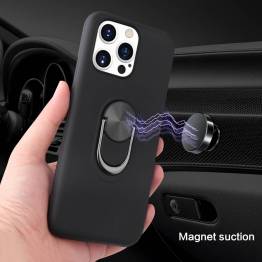  Smart iPhone 13 Pro Max deksel 6.7" med 360° stativ og magnet - Svart