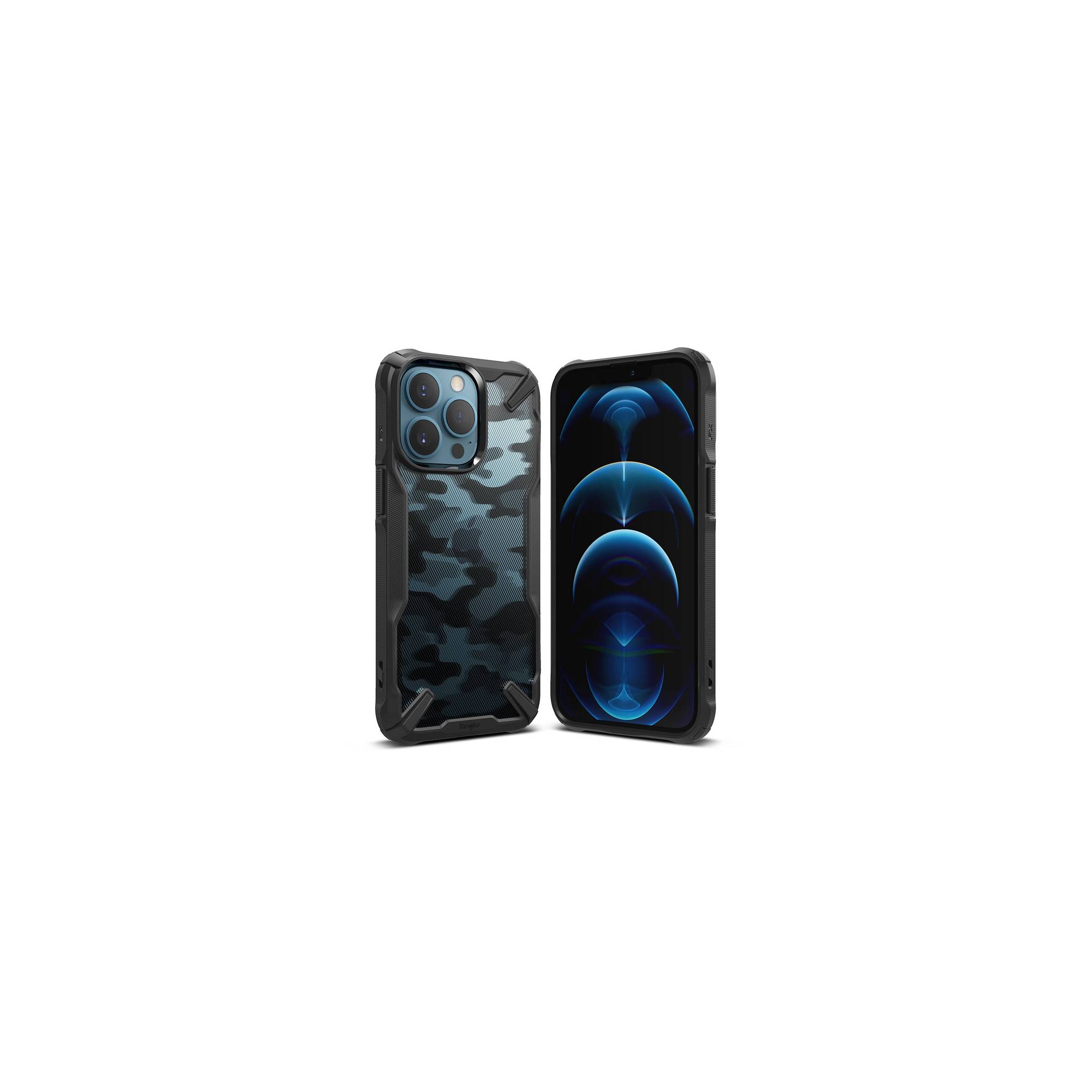 Bilde av Ringke Fusion X Iphone 13 Pro Ekstra Beskyttelsesdeksel - Svart Camo