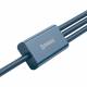 Baseus Superior 3-i-1 USB-kabel for Lightning, MicroUSB og USB-C - blå