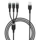 WiWU multilader kabel USB for Lightning,...