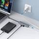 Ugreen USB-C til 4-porters USB Hub med MicroUSB for ekstra kraft