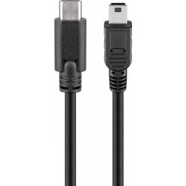 GooBay USB-C til Mini USB-kabel - 0,5m