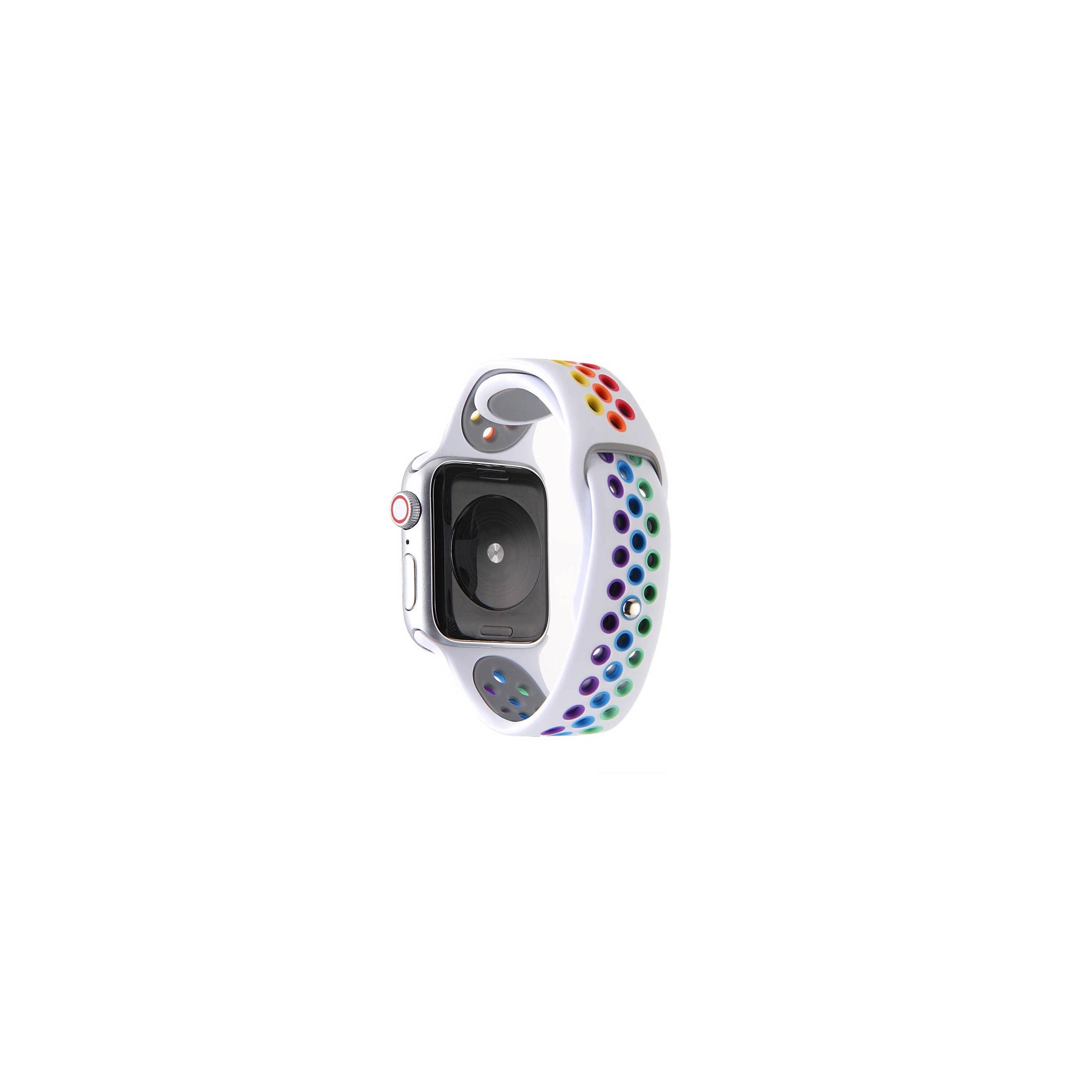 Bilde av Apple Watch Stropp I Silikon - Egnet For Sport, Størrelse 42mm, Farge Multifarvet