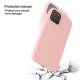 iPhone 13 Pro Max 6.7" beskyttende silikondeksel - Sakura rosa