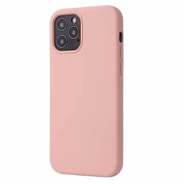 iPhone 13 Pro Max 6.7" beskyttende silikondeksel - Sakura rosa