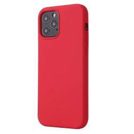  iPhone 13 mini 5,4" beskyttende silikondeksel - Karminrød