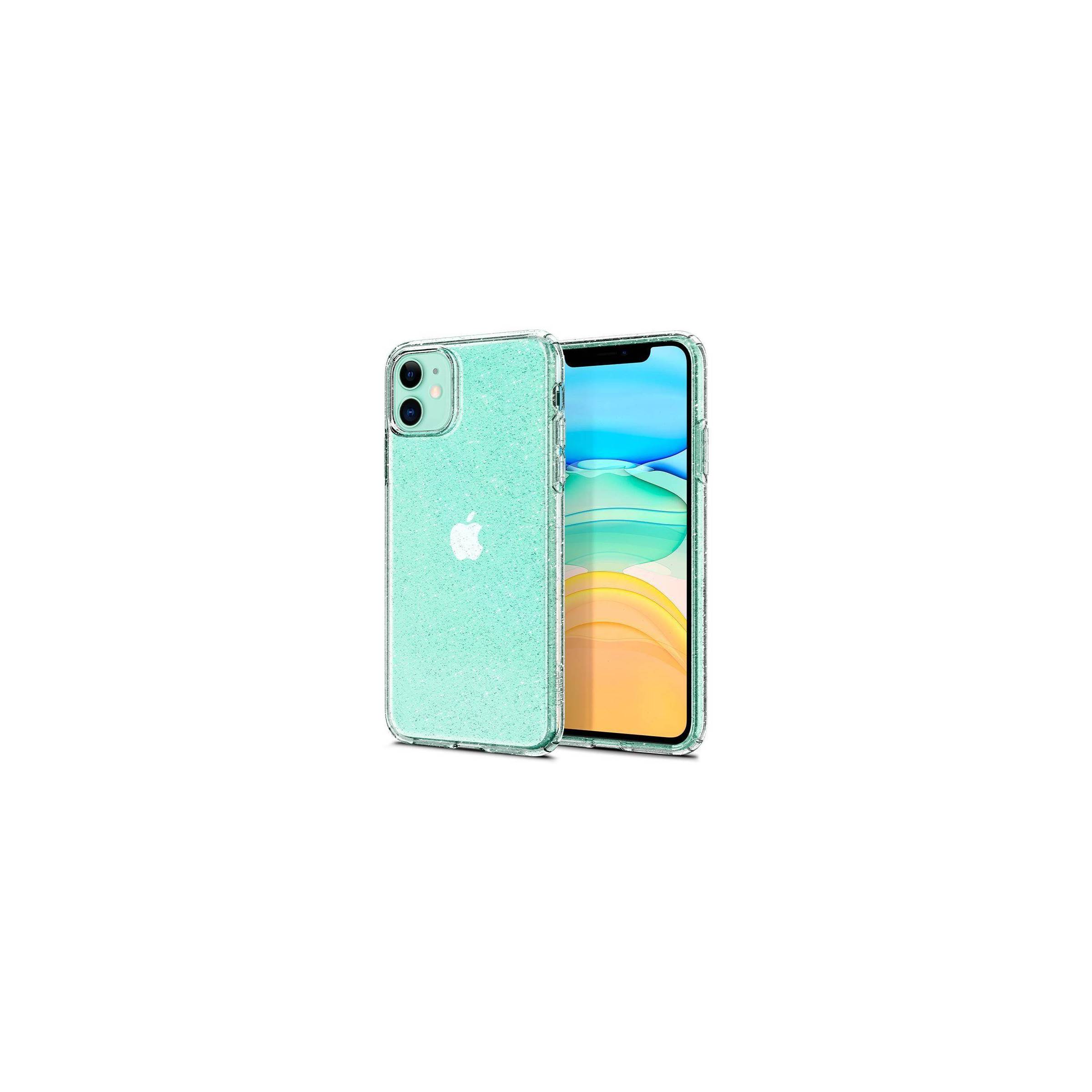 Bilde av Spigen Iphone 11 Beskyttelsesdeksel - Gjennomsiktig Med Glitter