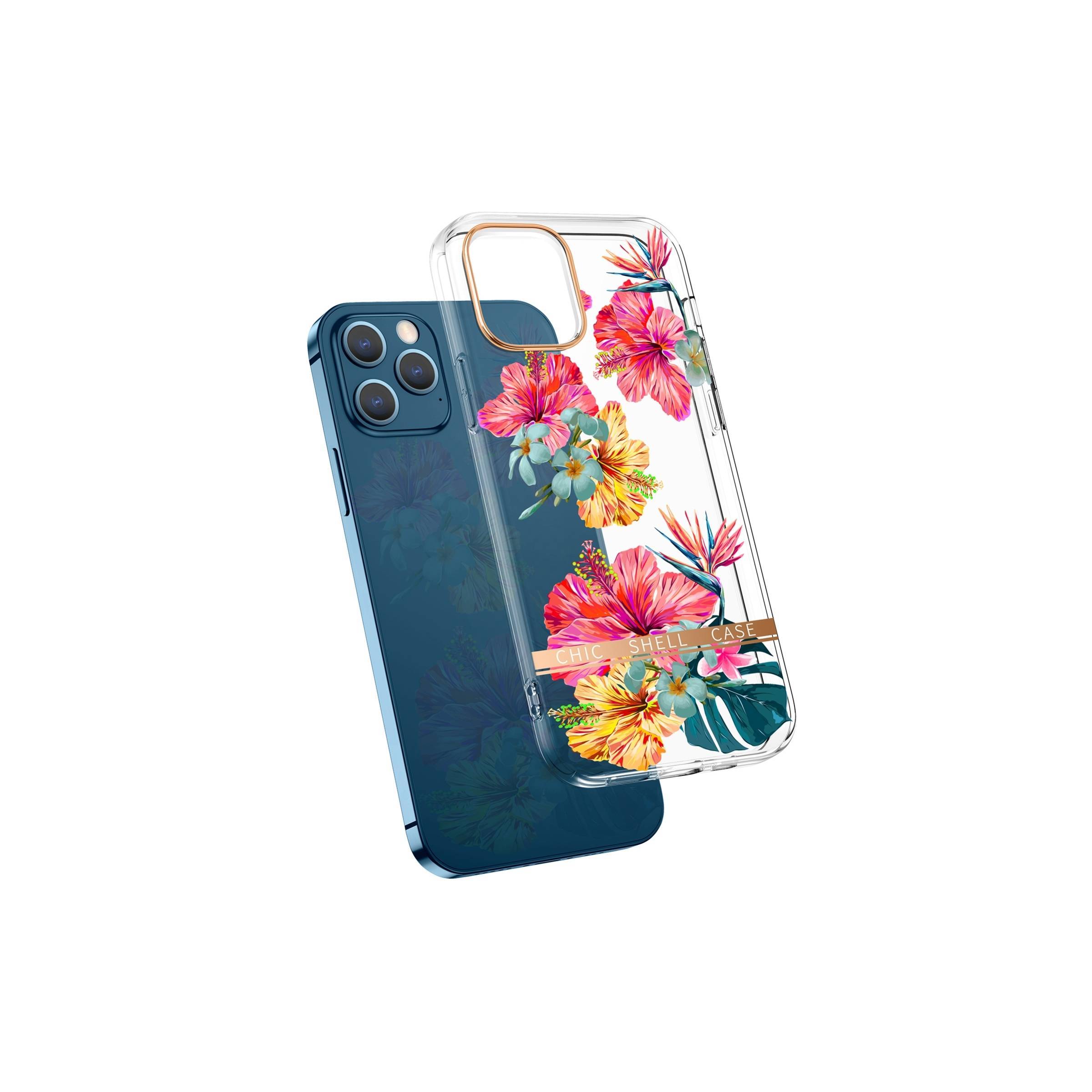 Bilde av Iphone 13 Pro Deksel Med Blomster - Hibiscus