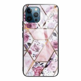 iPhone 12 / 12 Pro deksel med marmormønster - Rose