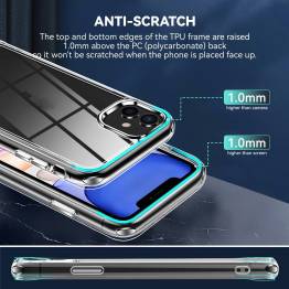  Supertynn iPhone 11 støtsikkert og beskyttende deksel - Gjennomsiktig