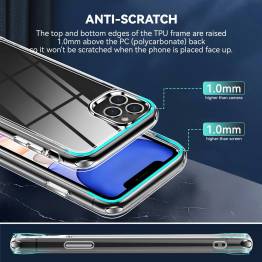 Slank iPhone 11 Pro Max støtsikkert og beskyttende deksel - Gjennomsiktig