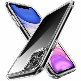 Slank iPhone 11 Pro Max støtsikkert og beskyttende deksel - Gjennomsiktig