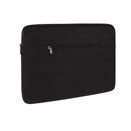 Macbook 13" erme i jacquard stoff med beskyttende plysjfôr - svart