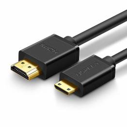 Ugrønn mini HDMI til HDMI-kabel Premium 1,5m