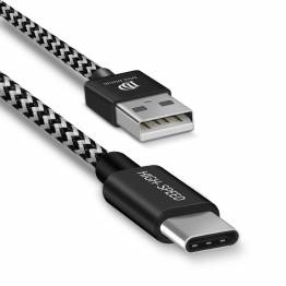 DUX DUCIS herdet USB til USB-C nylonkabel 1m