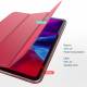 Smart ultratynt magnetisk iPad 11 Pro 2020 deksel med klaff - Rød