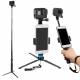Selfiestang og stativ for GoPro/actionkameraer med mobilholder