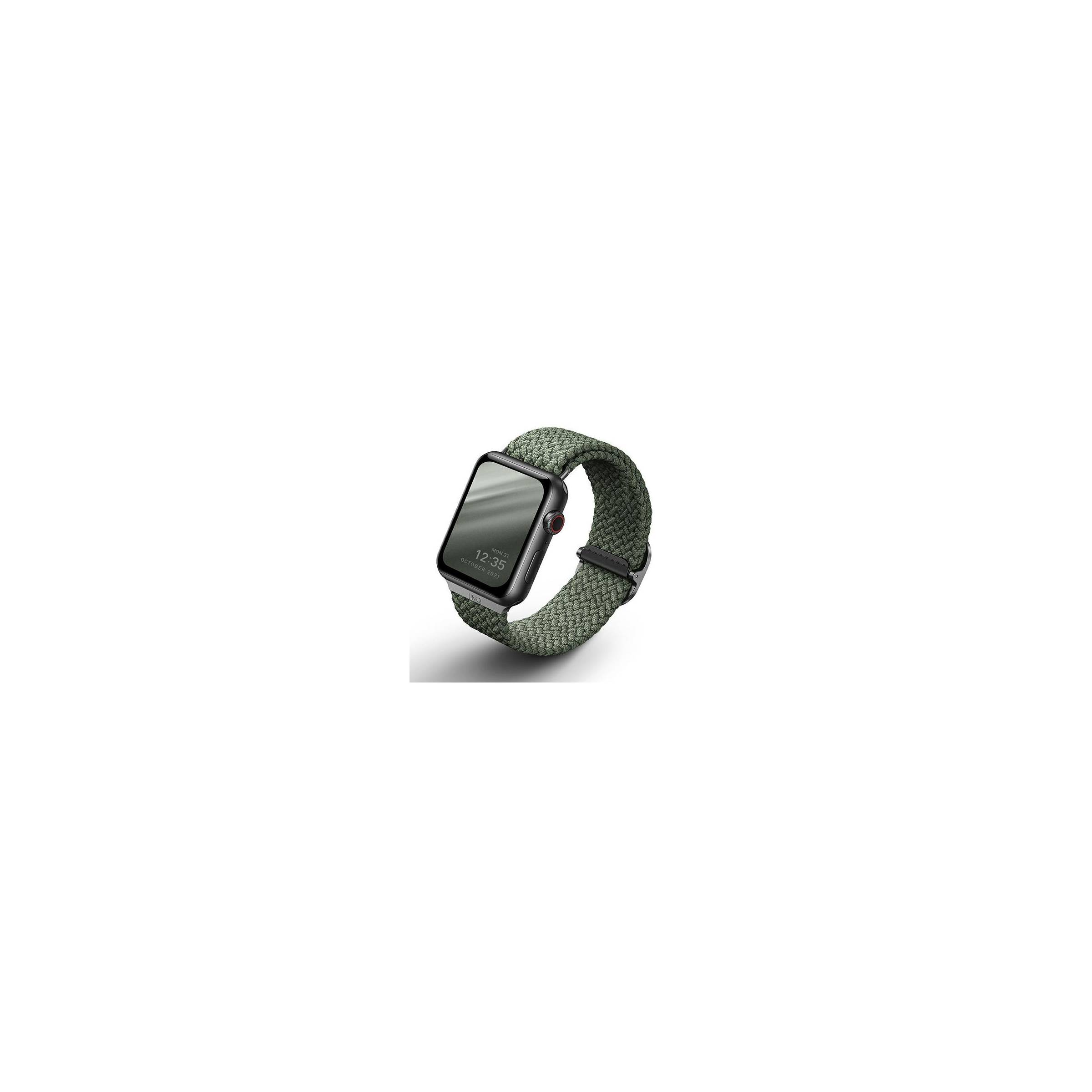 UNIQ Aspen Apple Watch flettet stropp 38/40/41/42mm – Grønn