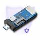 4-i-1 USB 3.0-kortleser (SD, CF, microSD, MS) fra Ugreen